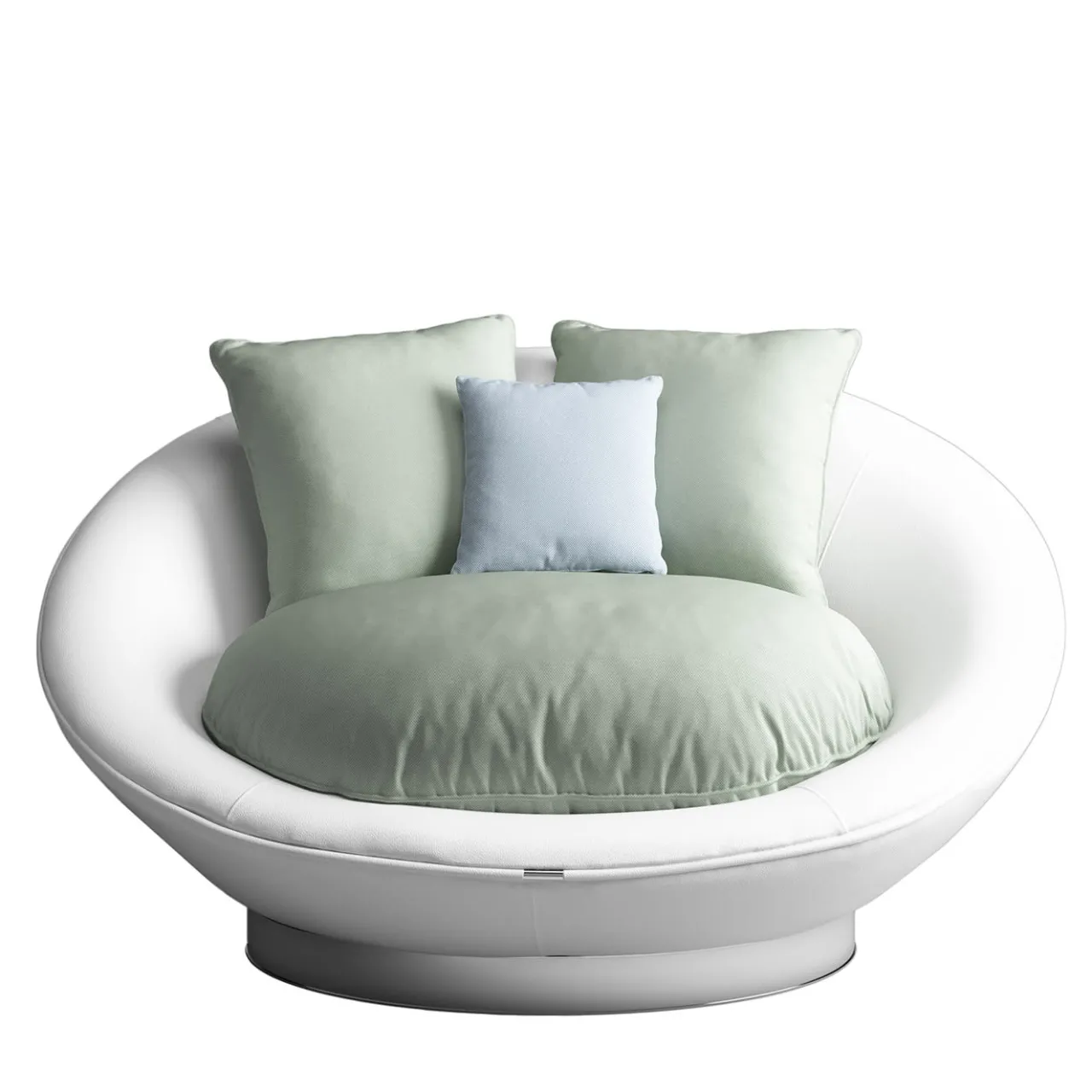 Galbiati Fratelli Outdoor Sofas & Benches<Aria Round White Sofa