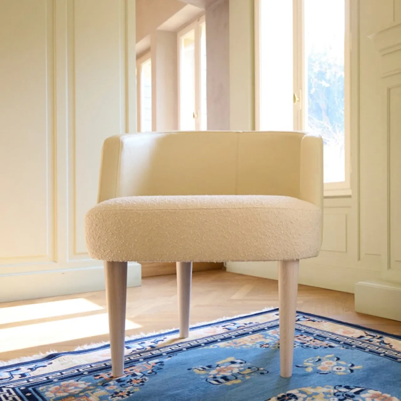 Real Piel Armchairs<Arja Hamptons White Armchair