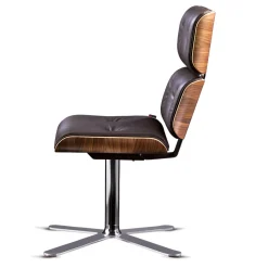 Altek Italia Design Office Chairs<Armadillo 6 Dark Brown Office Chair by Rainer Bachschmid