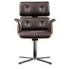 Altek Italia Design Office Chairs<Armadillo 5 Dark Brown Office Armchair by Rainer Bachschmid