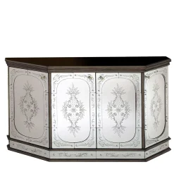 Fratelli Tosi Sideboards Buffets<Artemide Gold Frame Murano Glass Sideboard
