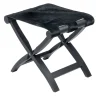 Giobagnara Stools<Arturo Black Folding Stool/Luggage Rack