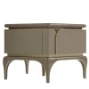A.R. Arredamenti Nightstands<Ash Wood Bedside Table