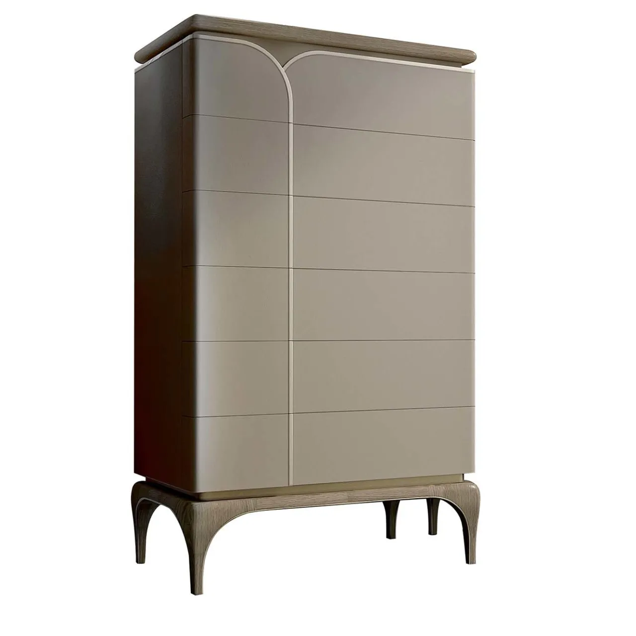 A.R. Arredamenti Dressers<Ash Wood Tall Dresser