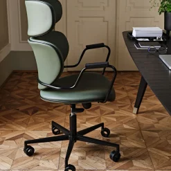 Black Tie Office Chairs<Asia Green Swivel Chair