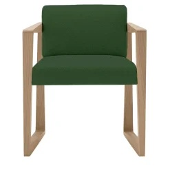 Billiani 1911 Chairs<Askew Small Green Armchair by Daniel Fintzi