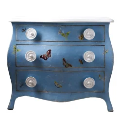 Porte Italia Dressers<Asolo Parma Blue Chest of Drawers