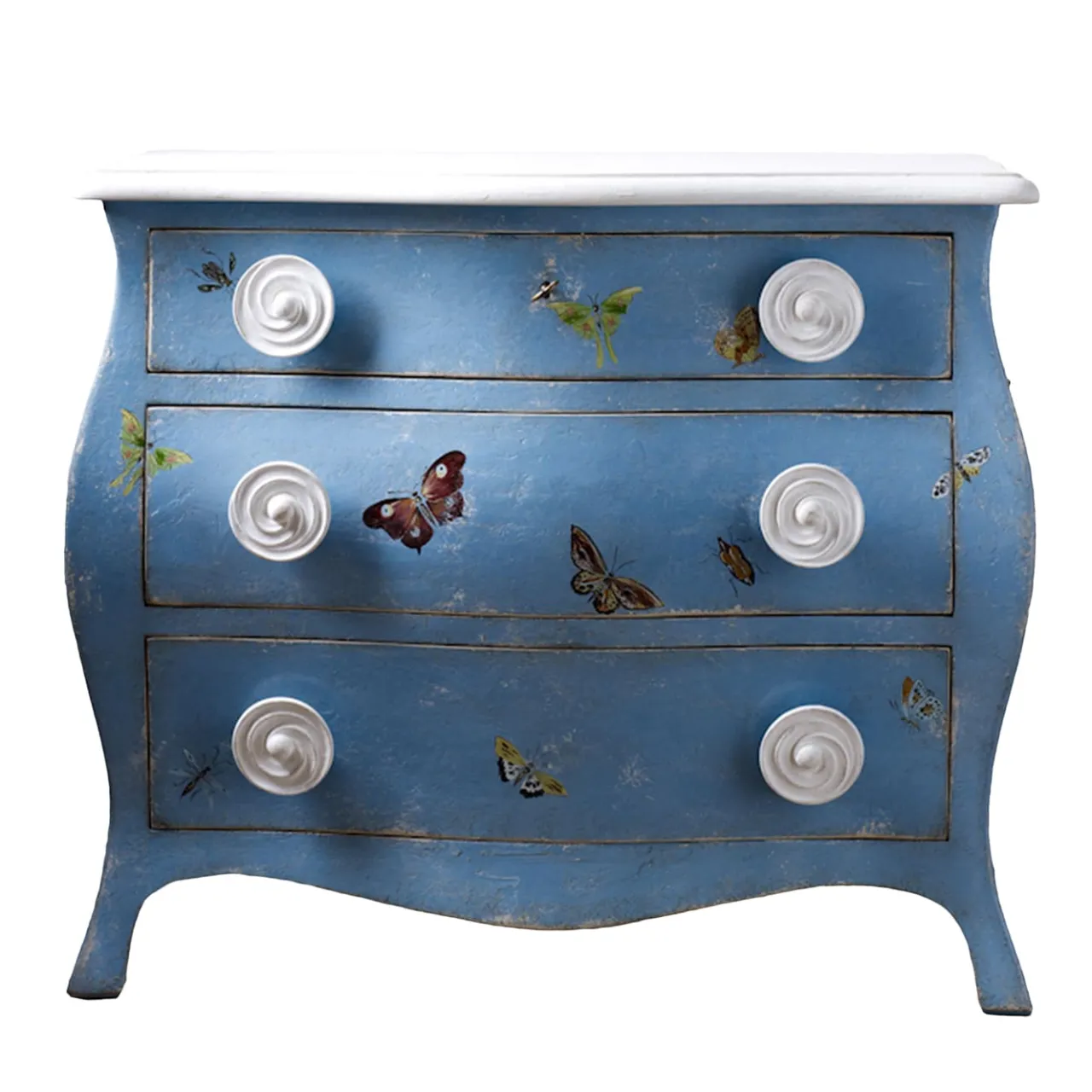 Porte Italia Dressers<Asolo Parma Blue Chest of Drawers