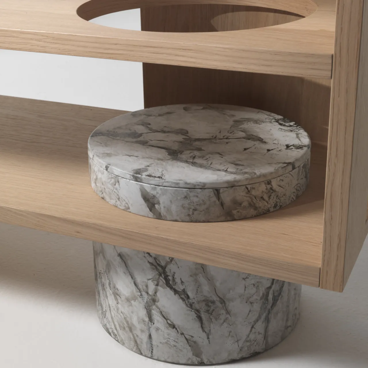 Durame Bookcases<Asteroid Bookshelf
