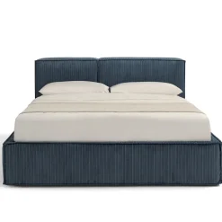 Franco Ferri Beds<Astor 1909 Blue Storage Bed with Bench