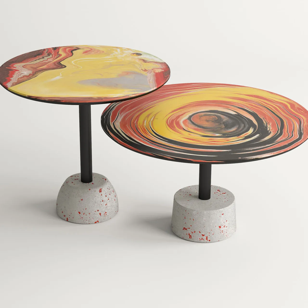 Cupioli Side Tables<Astraliti Round Warm-Toned Metal Side Table #1