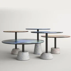 Cupioli Side Tables<Astraliti Round Warm-Toned Metal Side Table #1