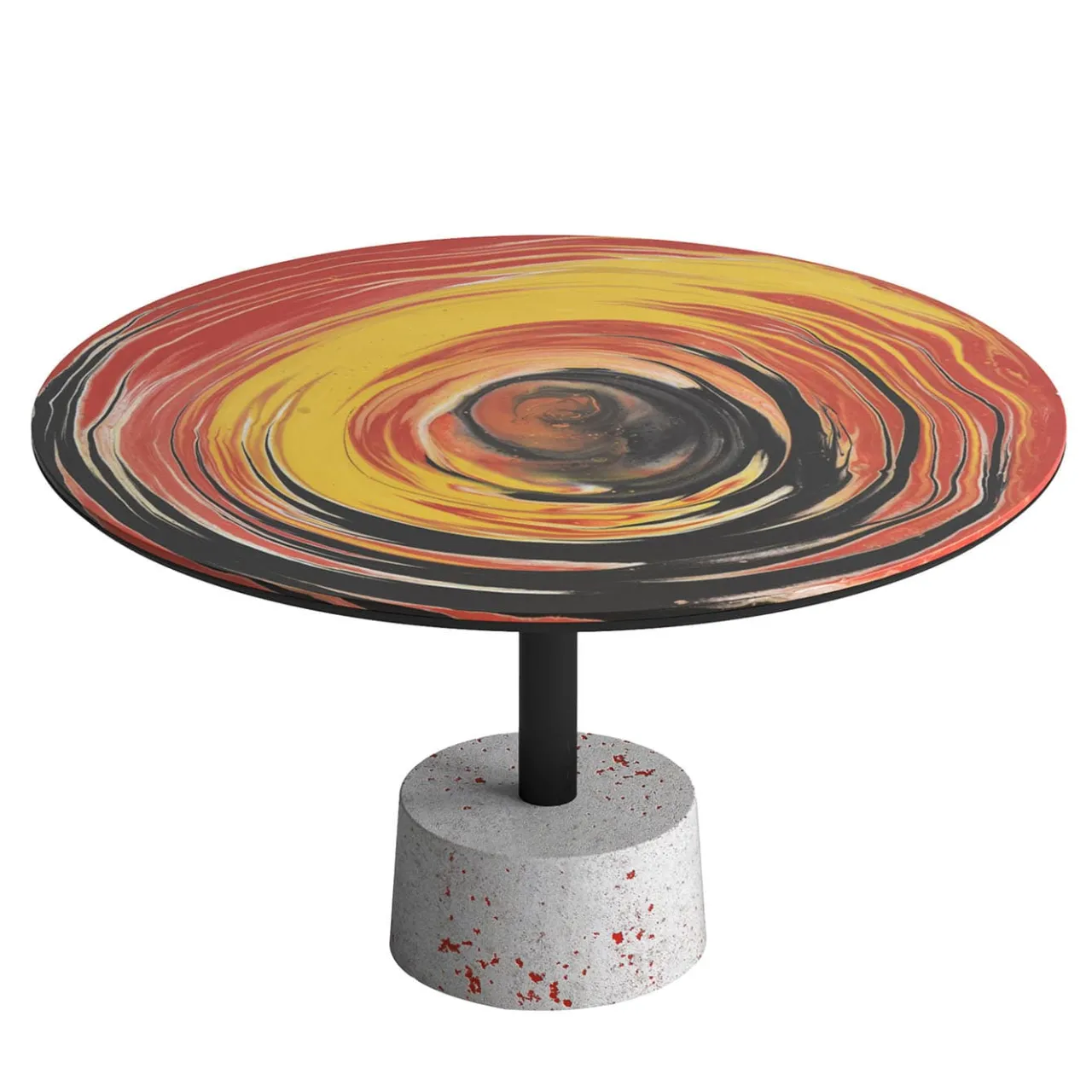 Cupioli Coffee Tables<Astraliti Round Warm-Toned Metal Coffee Table #2