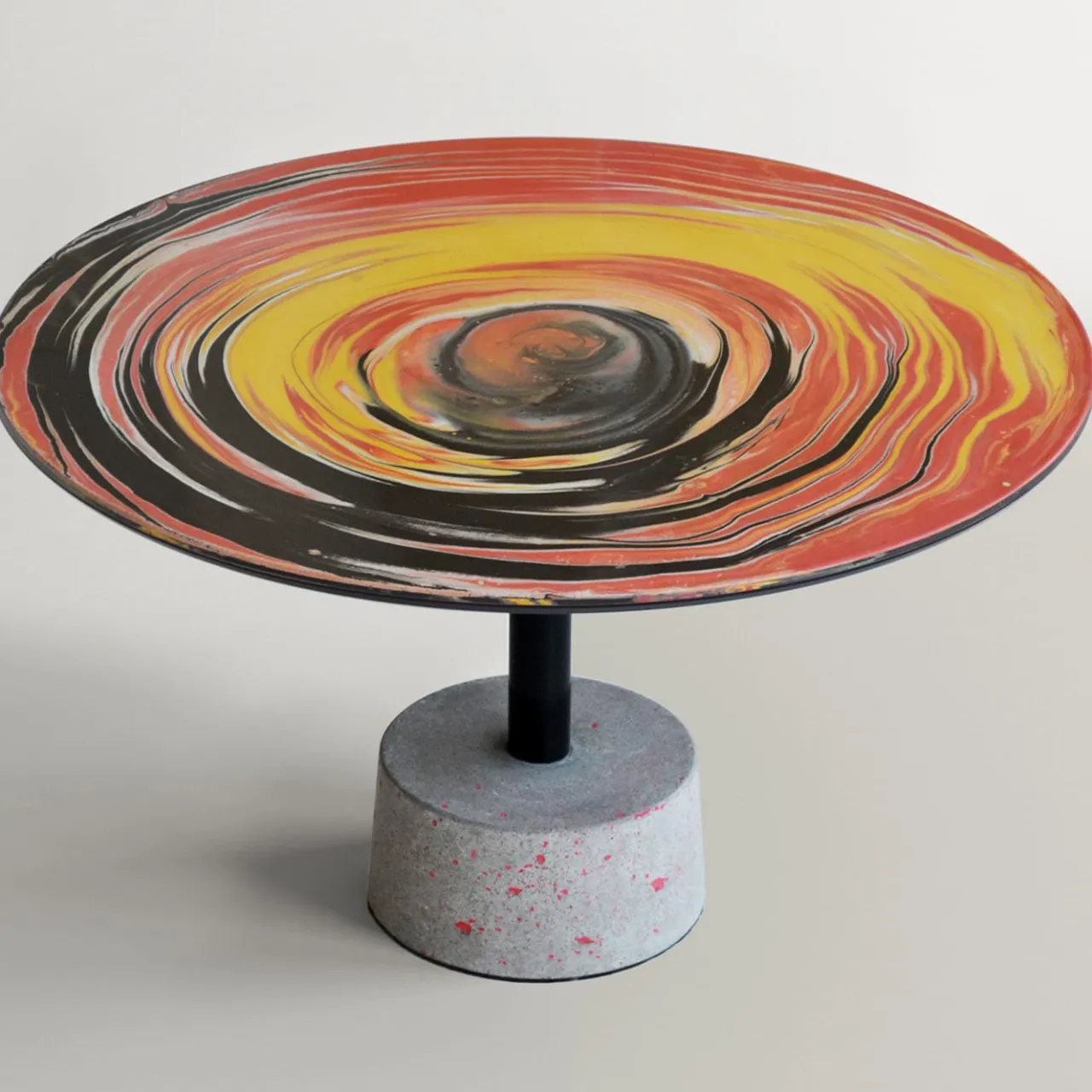 Cupioli Coffee Tables<Astraliti Round Warm-Toned Metal Coffee Table #2