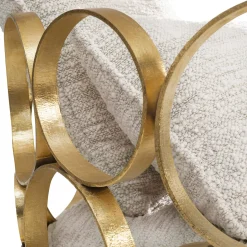 Non Solo Luce Armchairs<Astro Gold Brass Armchair by Galleria Flair Firenze