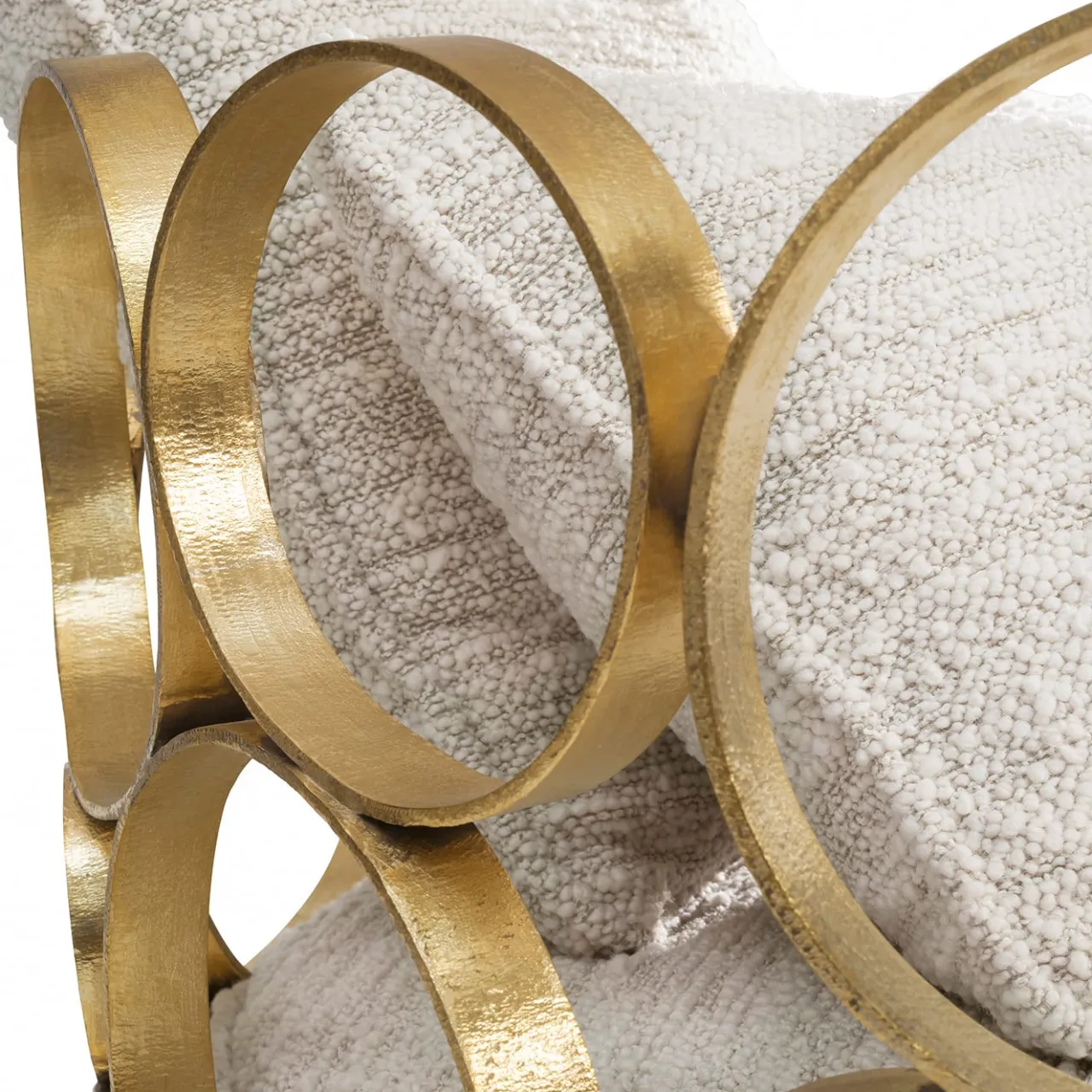 Non Solo Luce Armchairs<Astro Gold Brass Armchair by Galleria Flair Firenze