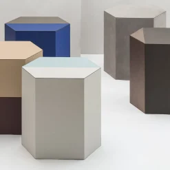 Giobagnara Stools<Atlas Stool with Central Brown Stripe