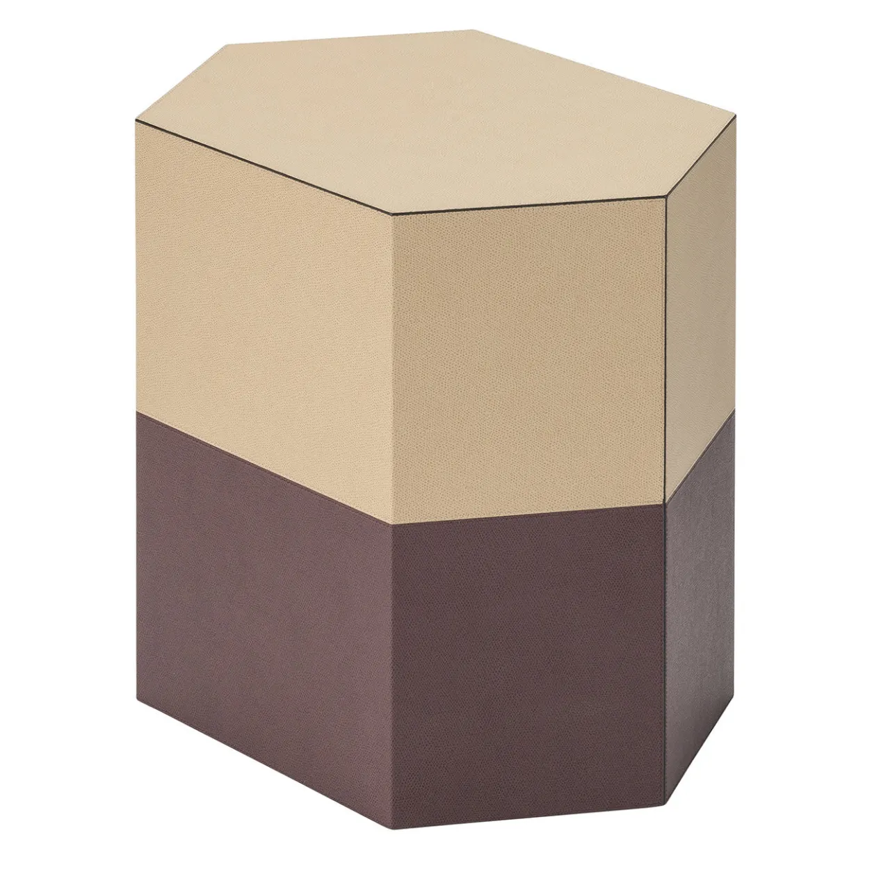 Giobagnara Stools<Atlas Stool with Horizontal Brown and Beige Stripes