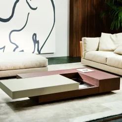 Pacini & Cappellini Coffee Tables<Atollo Sliding Top Ashwood Coffee Table