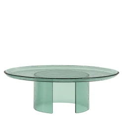 Tonin Casa Coffee Tables<Atollo Teal Green Laquered glass Coffee Table 98