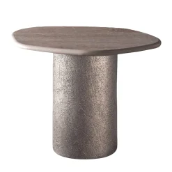 Casamilano Side Tables<Atollo Travertino Marble Side Table by CSM