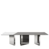 Giopagani Dining Tables<Atomic Gray Smoked Glass Dining Table