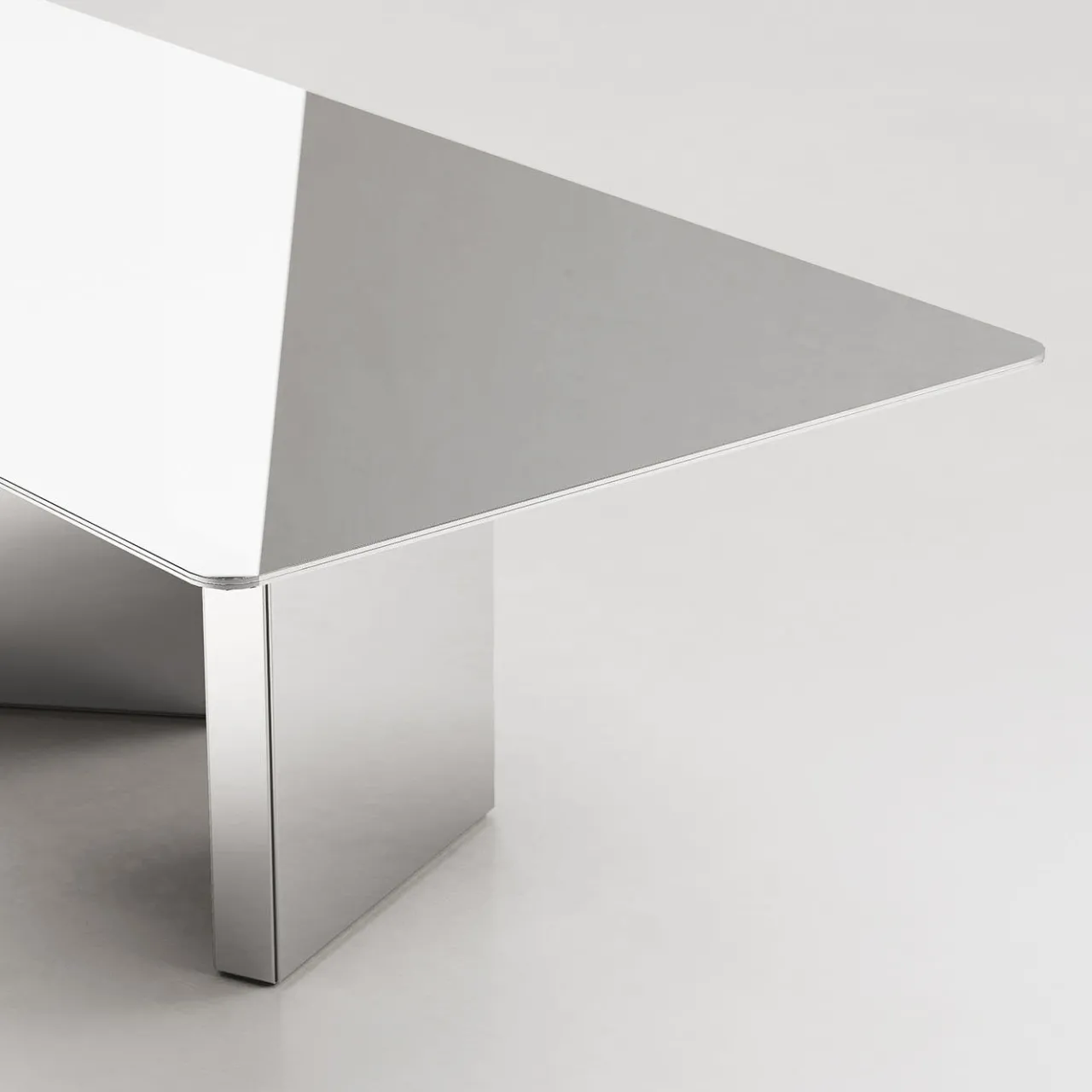 Giopagani Dining Tables<Atomic Gray Smoked Glass Dining Table