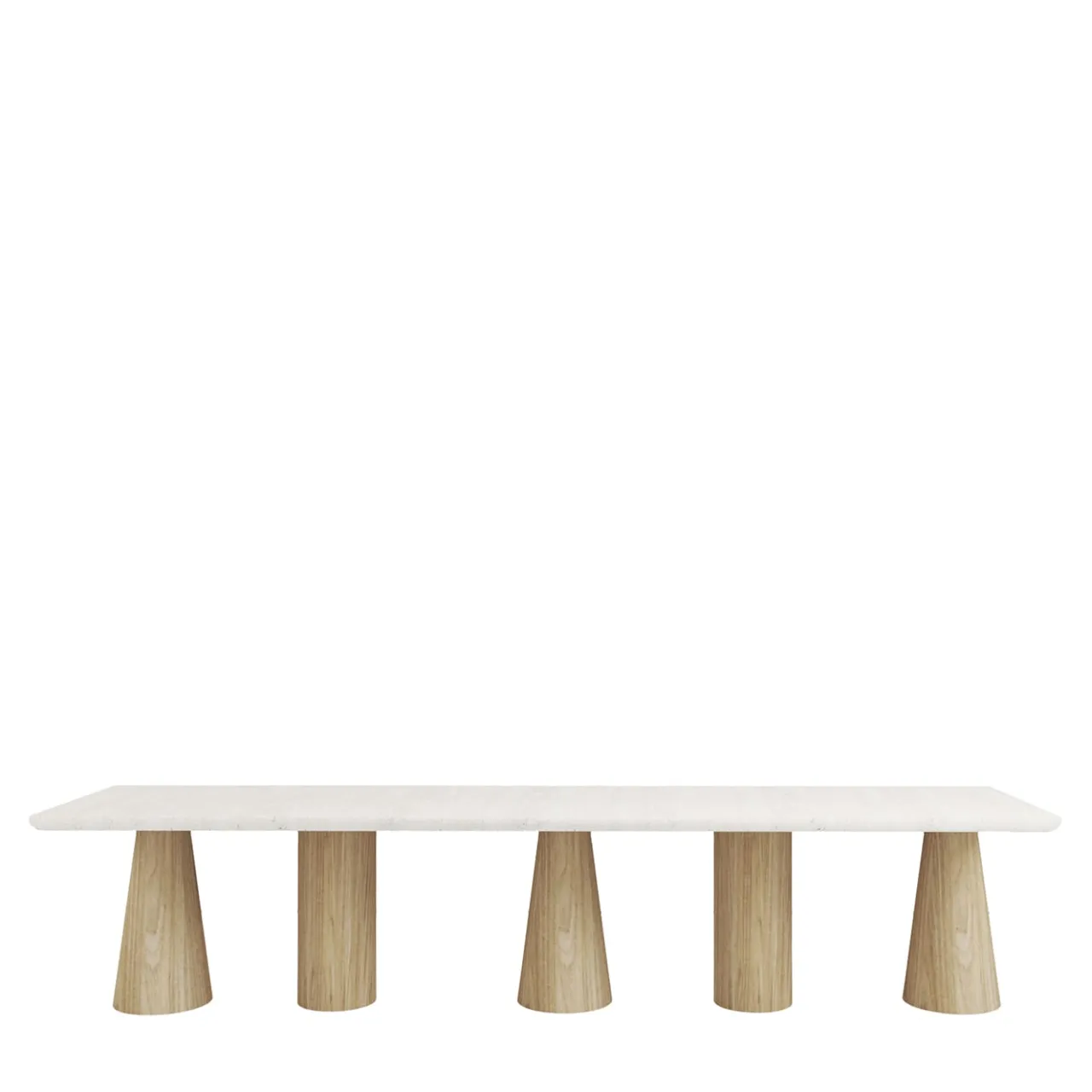 Livio Cioffi Benches<Atrani Oak & Marble Bench