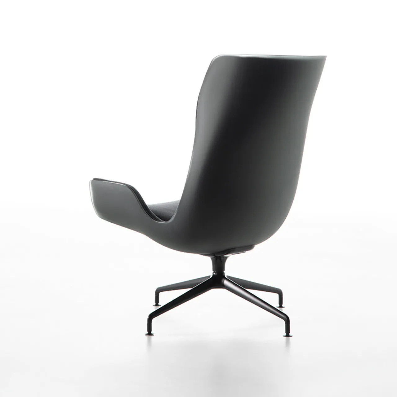 Tecno Spa Office Chairs<Aura Black Armchair by Rainlight and Centro Progetti Tecno
