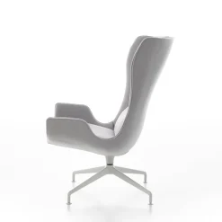 Tecno Spa Office Chairs<Aura Gray Armchair by Rainlight and Centro Progetti Tecno