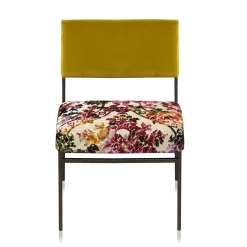 Biosofa Chairs<Aurea Bio Yellow Velvet Chair by CtrlZak and Davide Barzaghi