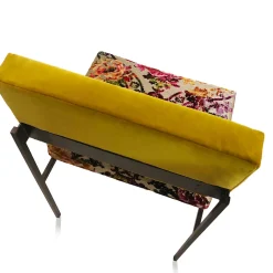 Biosofa Chairs<Aurea Bio Yellow Velvet Chair by CtrlZak and Davide Barzaghi