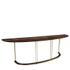 Garbarino Collections Consoles<Aureola brown ebony wood and bronze console
