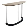 Garbarino Collections Consoles<Aureola cream elm wood and black matte console