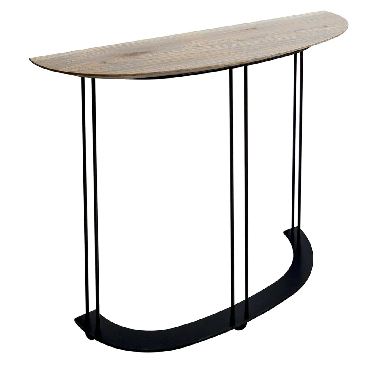 Garbarino Collections Consoles<Aureola cream elm wood and black matte console