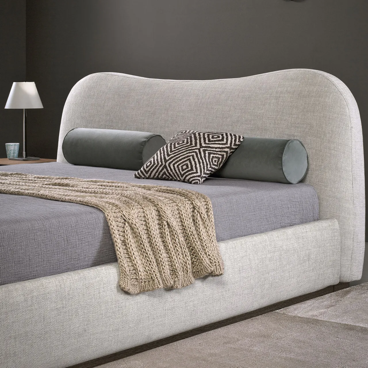 Bodema Beds<Aurore King-Size Gray bed