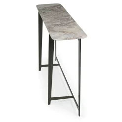Borzalino Consoles<B191 Green Base With Iris Heaven Marble Top Console