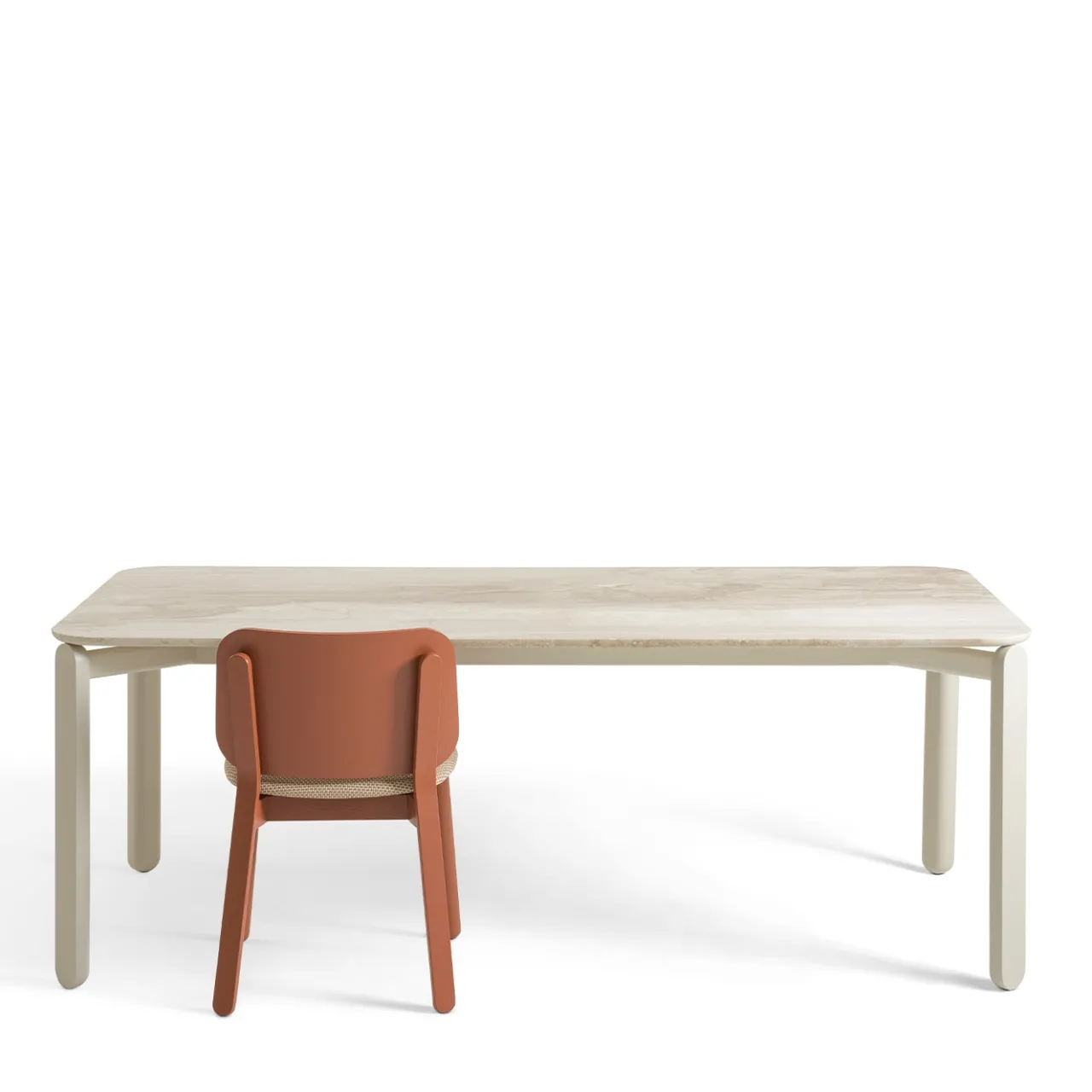 Billiani 1911 Dining Tables<Babà 878 Rounded Marble Dining Table by Emilio Nanni