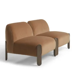 Billiani 1911 Lounge Chairs<Babà Soft 875 Brown Lounge Chair by Emilio Nanni