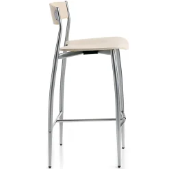 Altek Italia Design Bar Stools<Baba Set of 2 Oak Counter Stools by Sergio Mian