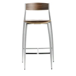Altek Italia Design Bar Stools<Baba Set of 2 Walnut Counter Stools by Sergio Mian