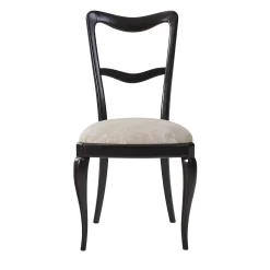Franco Bianchini Chairs<Babbol Ebony Finish Lime Wood Chair