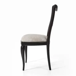 Franco Bianchini Chairs<Babbol Ebony Finish Lime Wood Chair