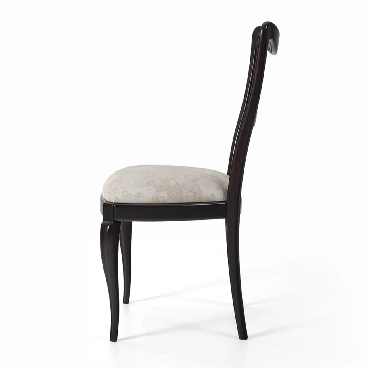 Franco Bianchini Chairs<Babbol Ebony Finish Lime Wood Chair