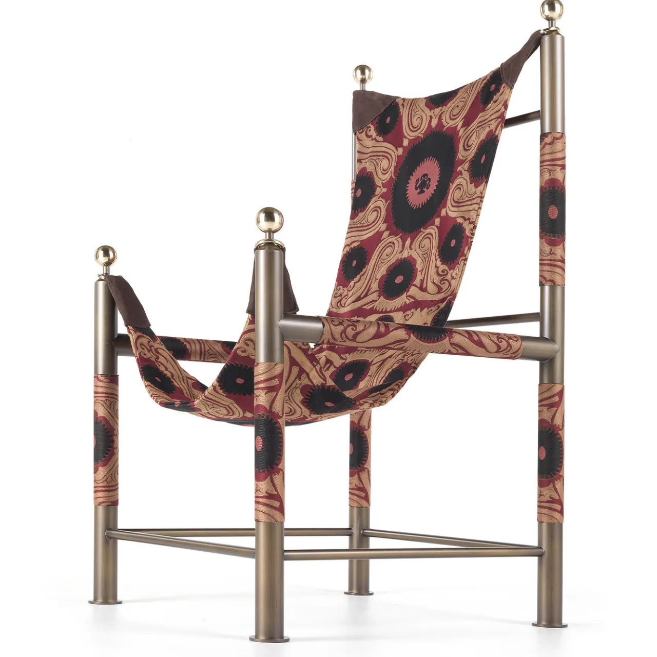 ETRO Home Interiors Lounge Chairs<Babel Brown Foldable Travel Chair and Trunk