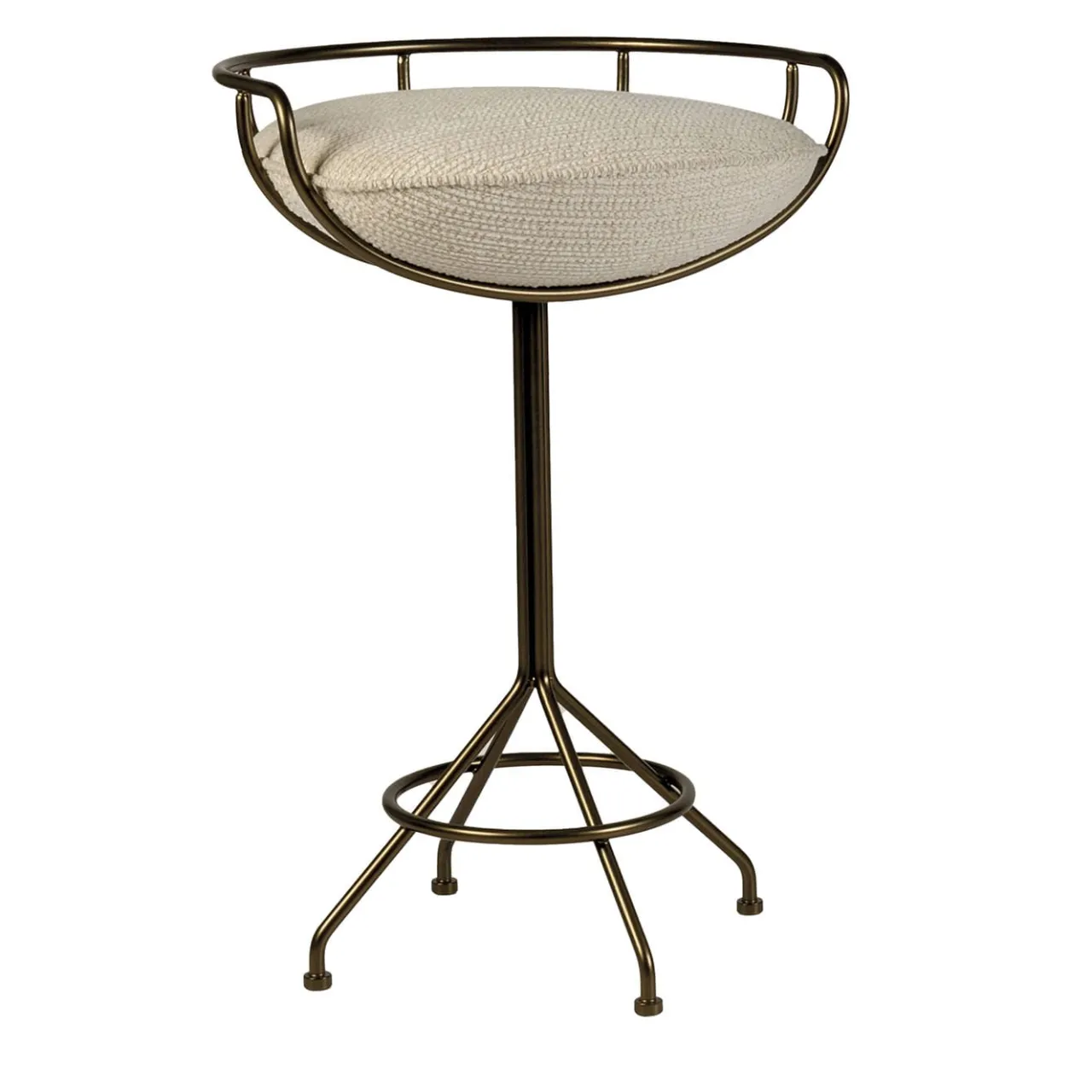 Galbiati Fratelli Bar Stools<Back To Bronze White Stool