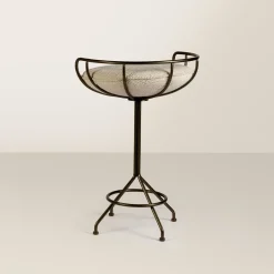 Galbiati Fratelli Bar Stools<Back To Bronze White Stool