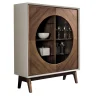 Meroni & Colzani Cabinets<Bagutta White Circle High Cupboard