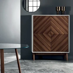 Meroni & Colzani Cabinets<Bagutta Wood High Cupboard