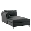 Alivar Chaises<Bahia Black Chaise Longue by Giuseppe Bavuso